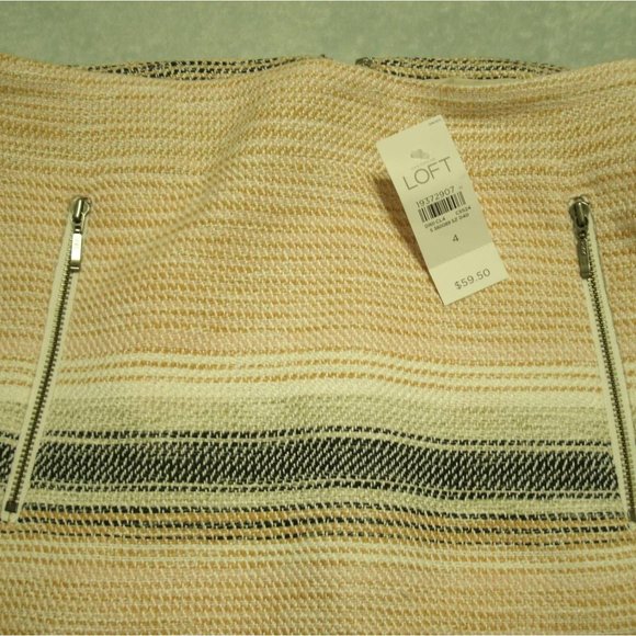 NWT LOFT Tweed Skirt Size 4 - Picture 2 of 3